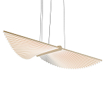 Люстра в виде распахнутых крыльев из тонких металлических планок Flight of Freedom варинант исполнения - 1 | Loft Concept во Владивостоке