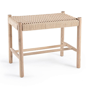 Банкетка Enzo Wicker Beige Banquet mini