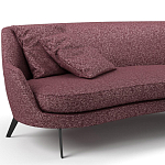 Мебельная ткань Шенилл фиолетовый цвет 138 см T4-25 варинант исполнения - 4 | Loft Concept во Владивостоке