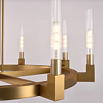 Люстра CANELLE Round Chandelier 8 Modern Brass варинант исполнения - 1 | Loft Concept во Владивостоке
