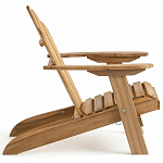 Уличное кресло из массива акации Adirondack Wooden Chair Natural варинант исполнения - 3 | Loft Concept во Владивостоке