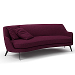 Мебельная ткань Шенилл фиолетовый цвет 138 см T4-27 варинант исполнения - 6 | Loft Concept во Владивостоке