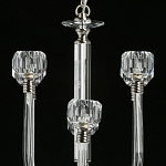 Люстра с 8-ю лампами и гранеными стеклянными плафонами Prism Gala варинант исполнения - 9 | Loft Concept во Владивостоке