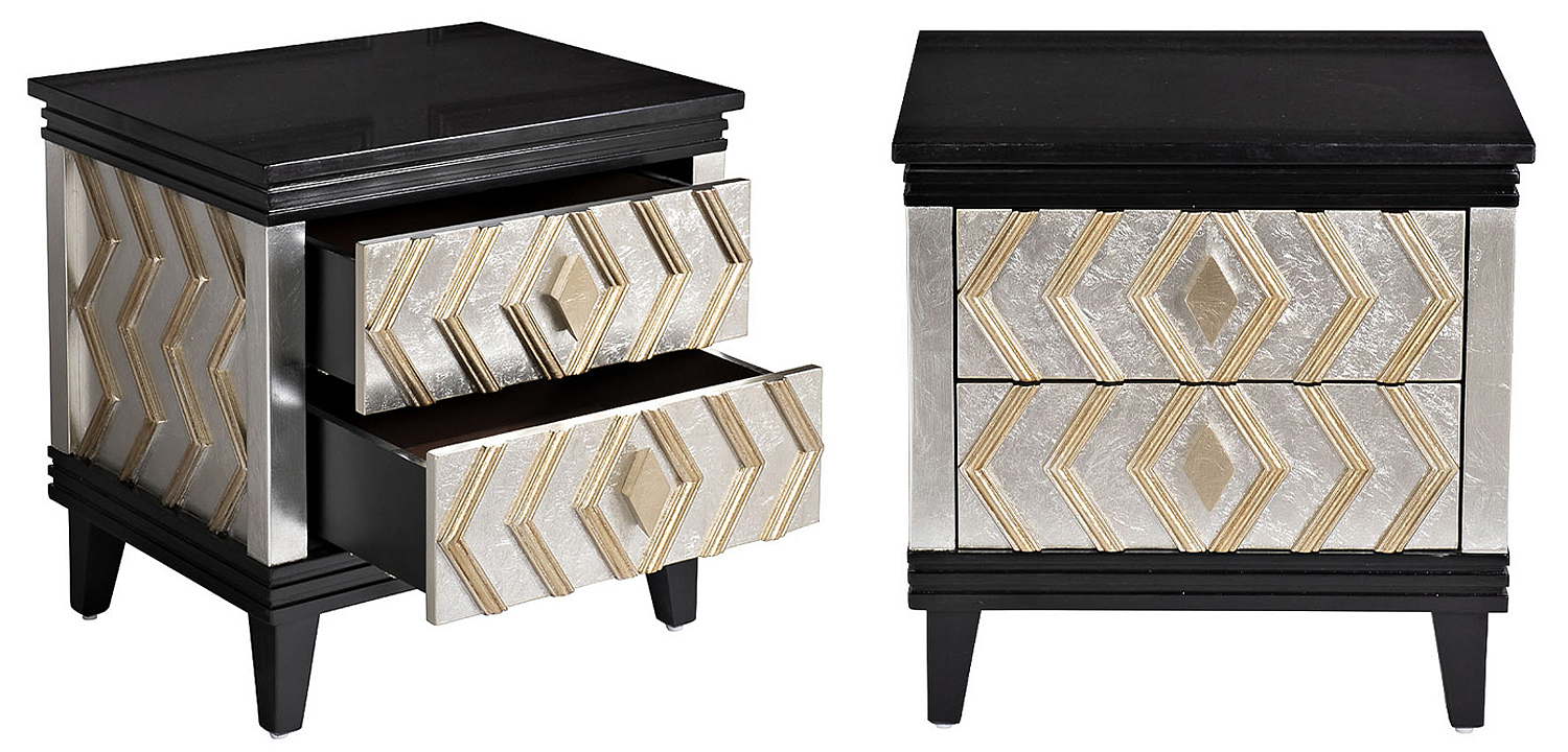 Тумба с каменной столешницей Birgit Nightstand Тумба с каменной столешницей Birgit Nightstand - Loft-Concept во Владивостоке