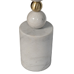 Торшер мраморный с белым абажуром Floor lamp Jewelry варинант исполнения - 2 | Loft Concept во Владивостоке