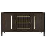 Буфет Primo с тремя ящиками и двумя фасадами Темный орех варинант исполнения - 9 | Loft Concept во Владивостоке