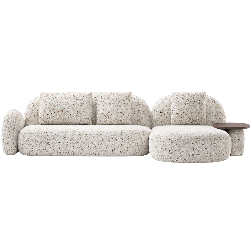 Модульный Диван Orus с кушеткой и столиком Молочный Орех во Владивостоке | Loft Concept 