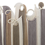 Настенный декор с бахромой белого и бежевого цвета Abstraction I варинант исполнения - 1 | Loft Concept во Владивостоке