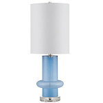 Настольная лампа из стекла с высоким абажуром Column варинант исполнения - 3 | Loft Concept во Владивостоке