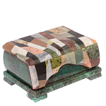 Шкатулка с мозаикой из натуральных камней Stone Casket варинант исполнения - 1 | Loft Concept во Владивостоке