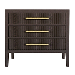 Тумба Primo  с тремя ящиками шпон темный орех варинант исполнения - 1 | Loft Concept во Владивостоке