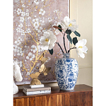 Ваза фарфоровая с узким горлышком и синими цветочными мотивами Independence варинант исполнения - 4 | Loft Concept во Владивостоке