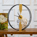 Часы настенные круглые из металла Mirror Tower Clock варинант исполнения - 3 | Loft Concept во Владивостоке