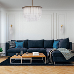 Бра с круглым основанием и длинными прозрачныи стеклянными трубками Nembus варинант исполнения - 8 | Loft Concept во Владивостоке