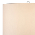 Настольная лампа стеклянная с тканевым абажуром Edges варинант исполнения - 2 | Loft Concept во Владивостоке