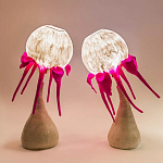 Торшер фуксия «Цветы из снов»  варинант исполнения - 3 | Loft Concept во Владивостоке