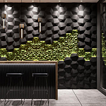 Гипсовая 3D панель с принтографией PM-30 варинант исполнения - 1 | Loft Concept во Владивостоке