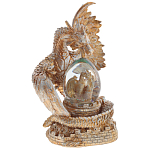 Декоративная статуэтка Дракон Dragon Guarding a Glass Egg Copper варинант исполнения - 1 | Loft Concept во Владивостоке