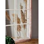 Зеркало-окно настенное в венецианском стиле с деревянной рамой бежевого цвета Venetian Smooth варинант исполнения - 6 | Loft Concept во Владивостоке