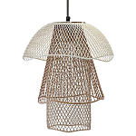 Подвесной светильник Beige Gold Mesh Tube Lampshade Hanging Lamp варинант исполнения - 1 | Loft Concept во Владивостоке