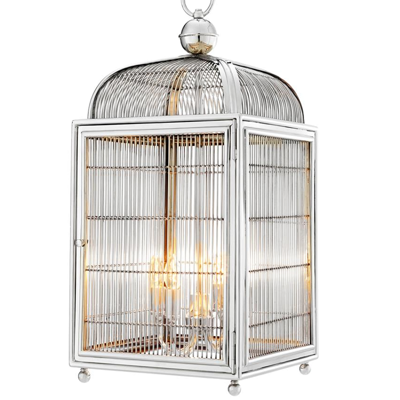 Люстра Lantern Falcon Nickel Никель во Владивостоке | Loft Concept 