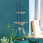 Обои ручная роспись Nantucket Crossing Brandt colourway on scenic paper варинант исполнения - 5 | Loft Concept во Владивостоке