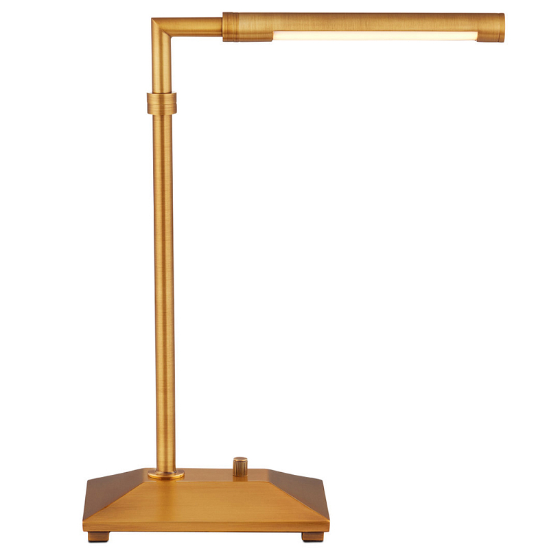Настольная лампа светодиодная поворотная Agile Floor Lamp Латунь Темная бронза Настольная лампа светодиодная поворотная Agile Floor Lamp Латунь Темная бронза во Владивостоке | Loft Concept