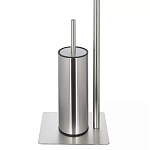 Держатель для туалетной бумаги с ершиком Chrome Bathroom Accessory варинант исполнения - 4 | Loft Concept во Владивостоке