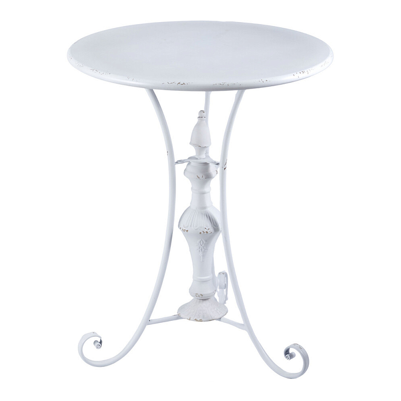 Столик белый кованный в прованском стиле Vaucluse Белый во Владивостоке | Loft Concept 