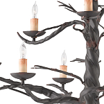 Люстра черная в виде ствола дерева Branched Tree варинант исполнения - 1 | Loft Concept во Владивостоке
