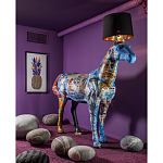 Большой Торшер Лошадь с ручной авторской росписью Feral Stallion варинант исполнения - 1 | Loft Concept во Владивостоке