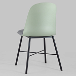 Стул из прочного пластика на металлическом основании Anora Green  варинант исполнения - 5 | Loft Concept во Владивостоке