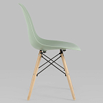Пластиковый стул на ножках из массива бука Eames Mint варинант исполнения - 2 | Loft Concept во Владивостоке
