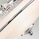 Потолочный светильник со стеклянным плафоном на изогнутых кронштейнах Quoizel  варинант исполнения - 9 | Loft Concept во Владивостоке