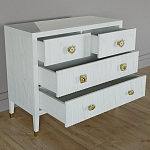 Бельевой Комод с 4 ящиками Elsa Dreams White варинант исполнения - 2 | Loft Concept во Владивостоке