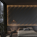 Гипсовая 3D Панель FIN варинант исполнения - 2 | Loft Concept во Владивостоке