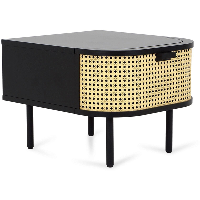 Тумба Ankio bedside table Черный Тумба Ankio bedside table Черный во Владивостоке | Loft Concept