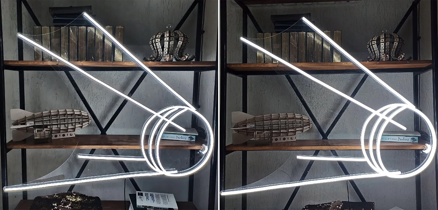 Неоновая настенная лампа Sputnik 1 Spacecraft Neon Wall Lamp Неоновая настенная лампа Sputnik 1 Spacecraft Neon Wall Lamp - Loft-Concept во Владивостоке