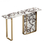 Консоль с прямоугольной мраморной столешницей Vivian Console варинант исполнения - 1 | Loft Concept во Владивостоке