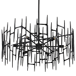 Люстра черная остроконечной формы Black Satin варинант исполнения - 5 | Loft Concept во Владивостоке