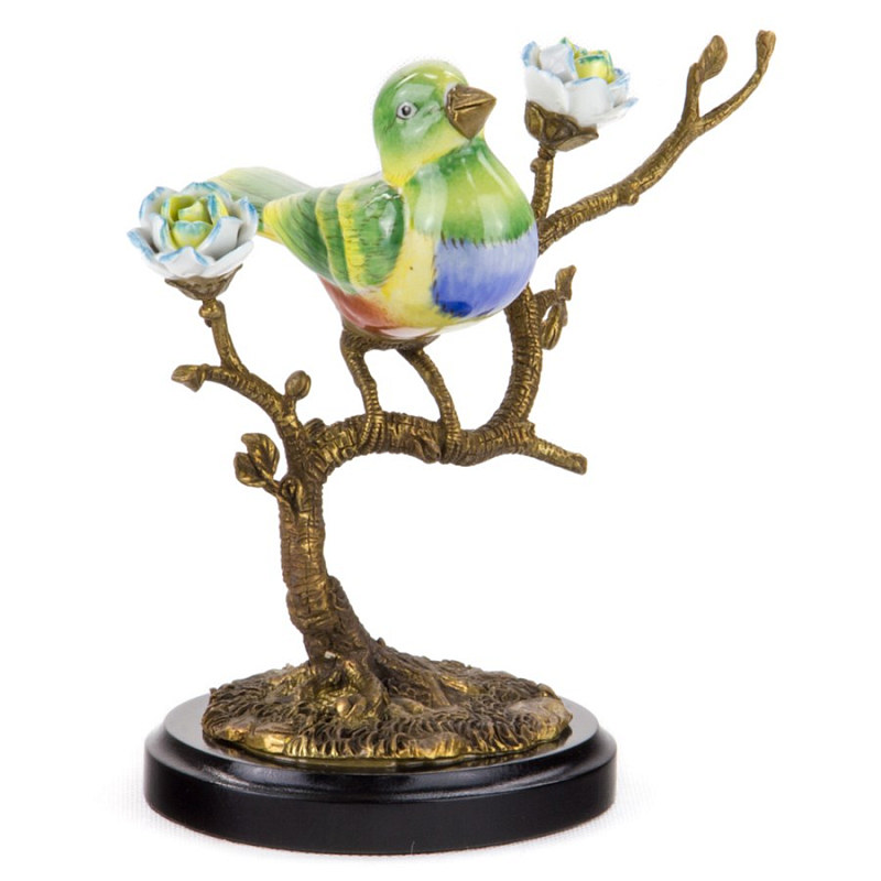 Статуэтка Light Green Bird Мульти Бронза Статуэтка Light Green Bird Мульти Бронза во Владивостоке | Loft Concept