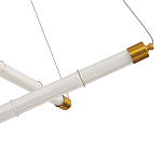 Светодиодная люстра Trumpet Tube Brass  варинант исполнения - 3 | Loft Concept во Владивостоке