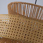 Подвесной светильник с абажуром из натуральных материалов Light Inside the Cell варинант исполнения - 7 | Loft Concept во Владивостоке