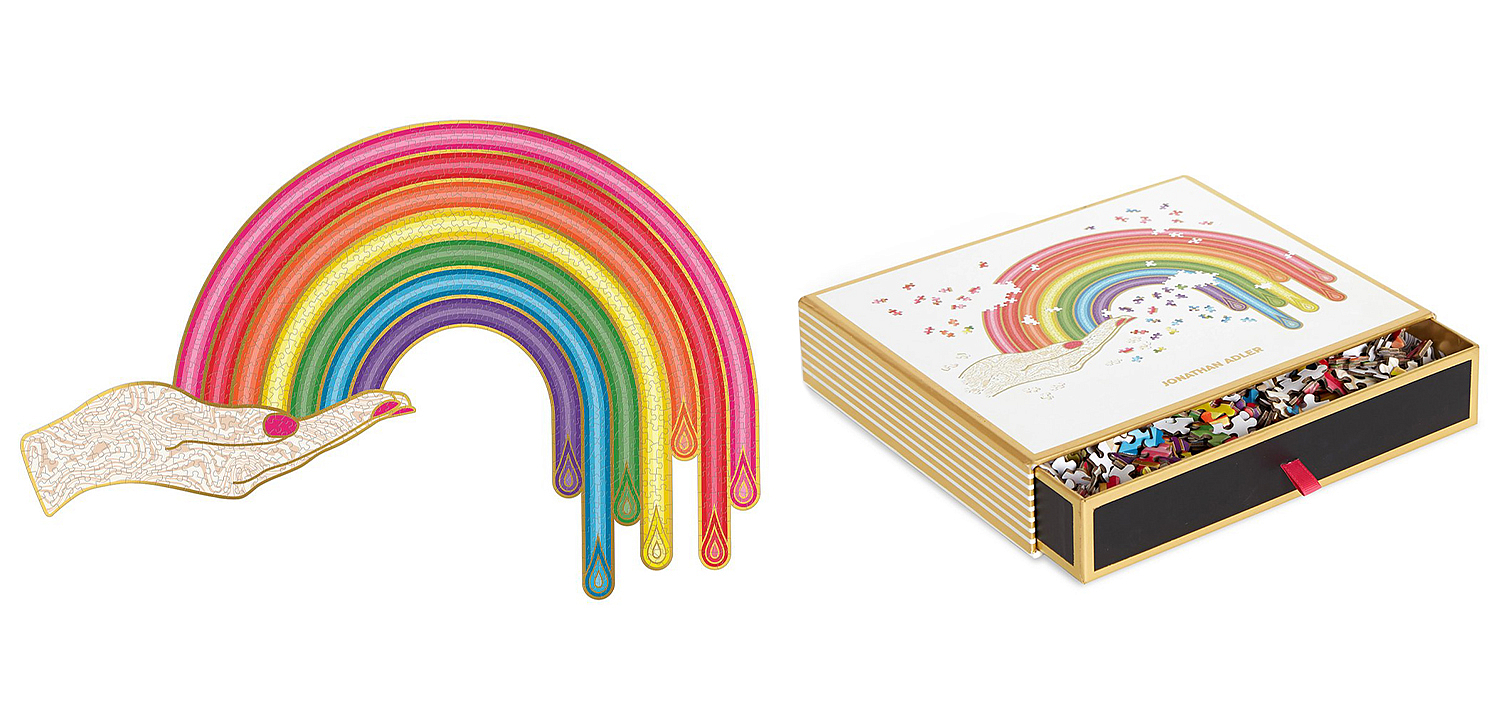 Пазлы RAINBOW HAND SHAPED PUZZLE Jonathan Adler Пазлы RAINBOW HAND SHAPED PUZZLE Jonathan Adler - Loft-Concept во Владивостоке
