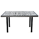 Стол обеденный из натурального мрамора Marble BW Accent Table варинант исполнения - 1 | Loft Concept во Владивостоке