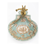 Блюдо с бронзовым ангелом Porcelain Angels of Paradise варинант исполнения - 3 | Loft Concept во Владивостоке