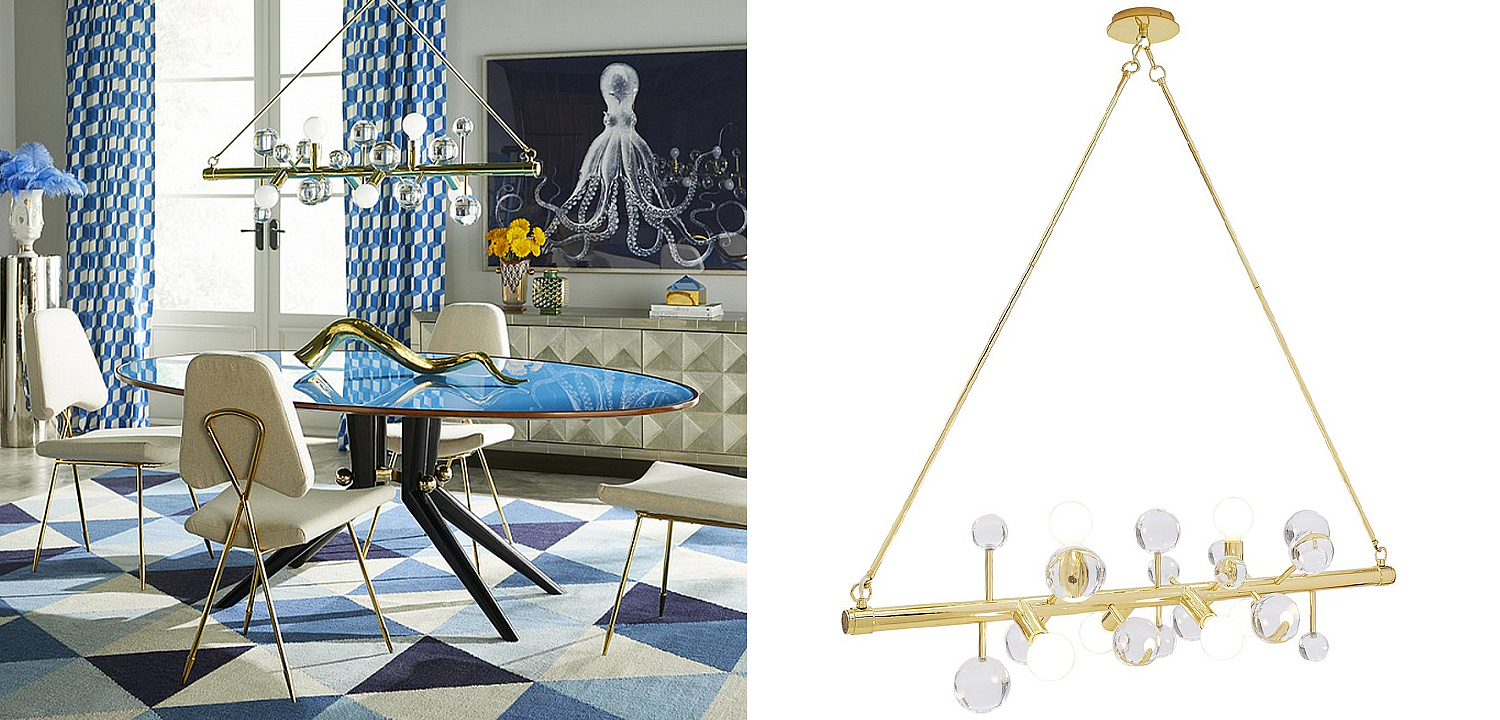 Люстра Jonathan Adler SIX-LIGHT LINEAR CHANDELIER Clear Люстра Jonathan Adler SIX-LIGHT LINEAR CHANDELIER Clear - Loft-Concept во Владивостоке
