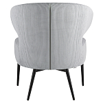 Современное мягкое кресло на металлических ножках Rakush Grey варинант исполнения - 3 | Loft Concept во Владивостоке