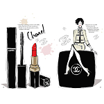 Megan Hess. Coco Chanel: The Illustrated World of a Fashion Icon варинант исполнения - 3 | Loft Concept во Владивостоке