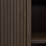 Буфет тёмно-коричневого цвета из ясеневого шпона с 2-мя раздвижными дверями Toinette варинант исполнения - 3 | Loft Concept во Владивостоке